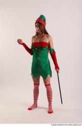 Veronika Elf Pose With Apple